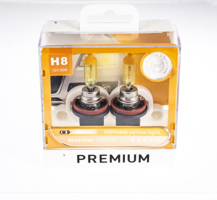 PREMIUM YELLOW H8Y 12360Y 12V 35W 3000K YELLOW PREMIUM SET 1 PREMIUM YELLOW H8Y 12360Y 12V 35W 3000K YELLOW PREMIUM SET
